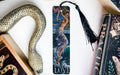 a bookmark with a picture of a woman on it
