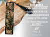a bookmark with a picture of a woman holding a bottle of wine