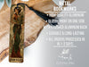a bookmark with an image of a woman holding a plant