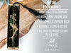 a bookmark with a picture of a bird on it