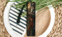 a bookmark with a picture of a wizard on it