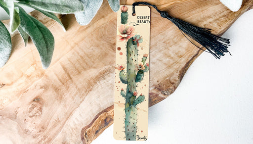 a bookmark with a tassel hanging from it