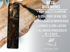 a bookmark with a picture of a man holding a sword