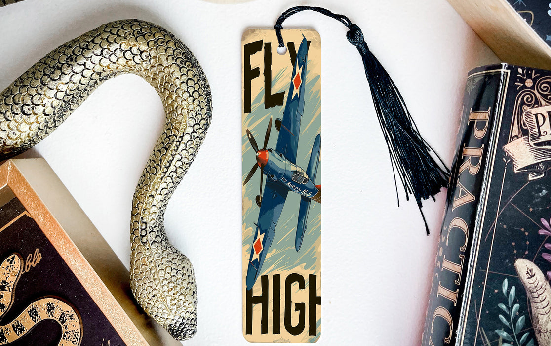 a bookmark with a snake and a snake on it