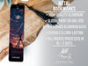 a bookmark with an image of a telescope on it