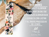 a close up of a bookmark on a piece of wood
