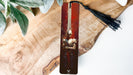 a wooden object with a star wars figure on it