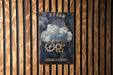 a steam engine sign on a wooden wall