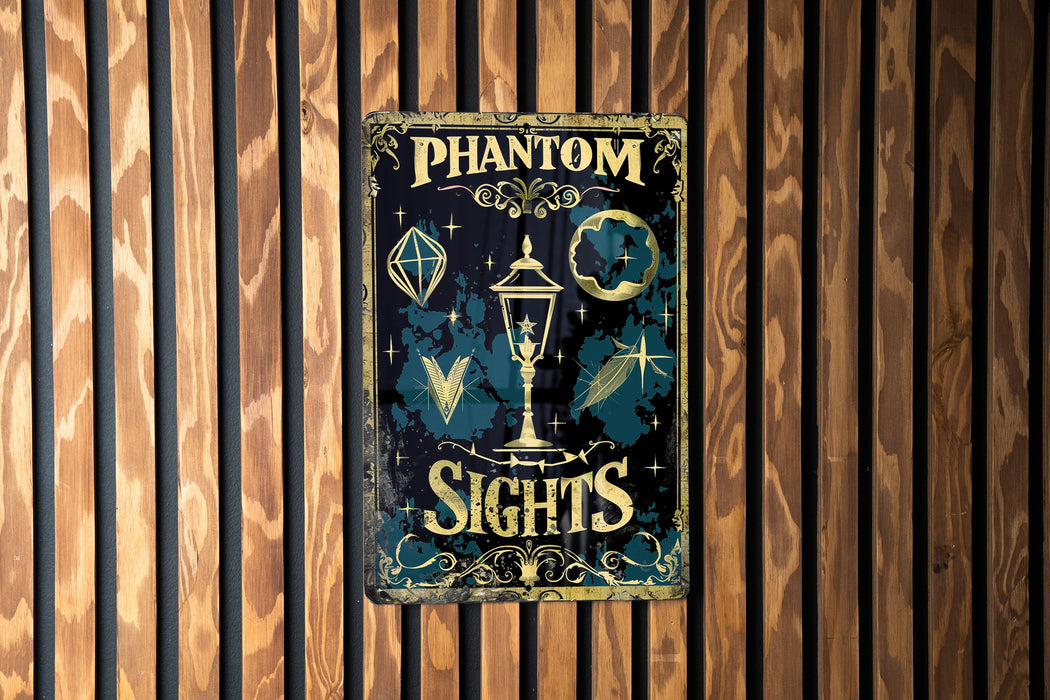 a sign on the side of a wooden wall