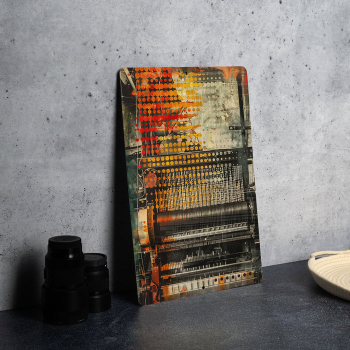 a picture of an old radio on a table
