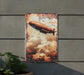 a picture of an airplane flying in the sky