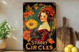 a picture of a woman with flowers in her hair