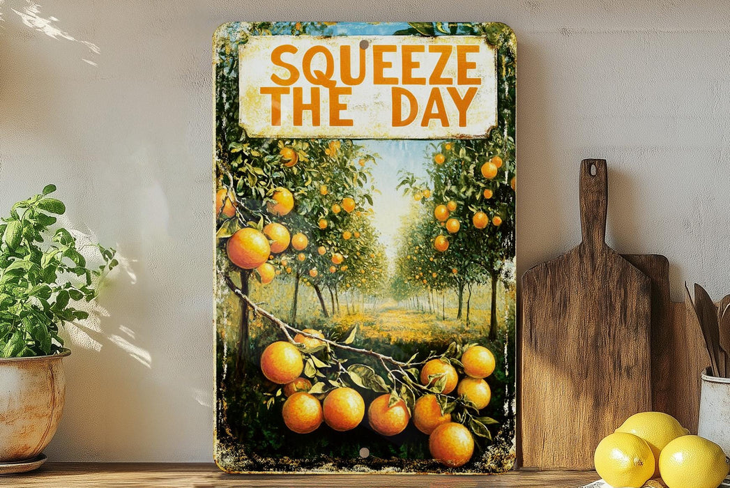 a painting of oranges hanging on a wall