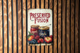 a picture of a sign on a wooden wall