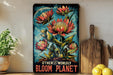 a picture of a plant on a shelf