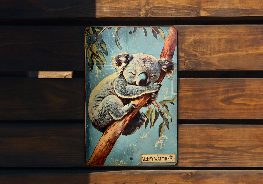a picture of a koala bear sitting on a tree branch