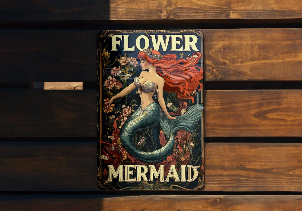 a book with a picture of a mermaid on it