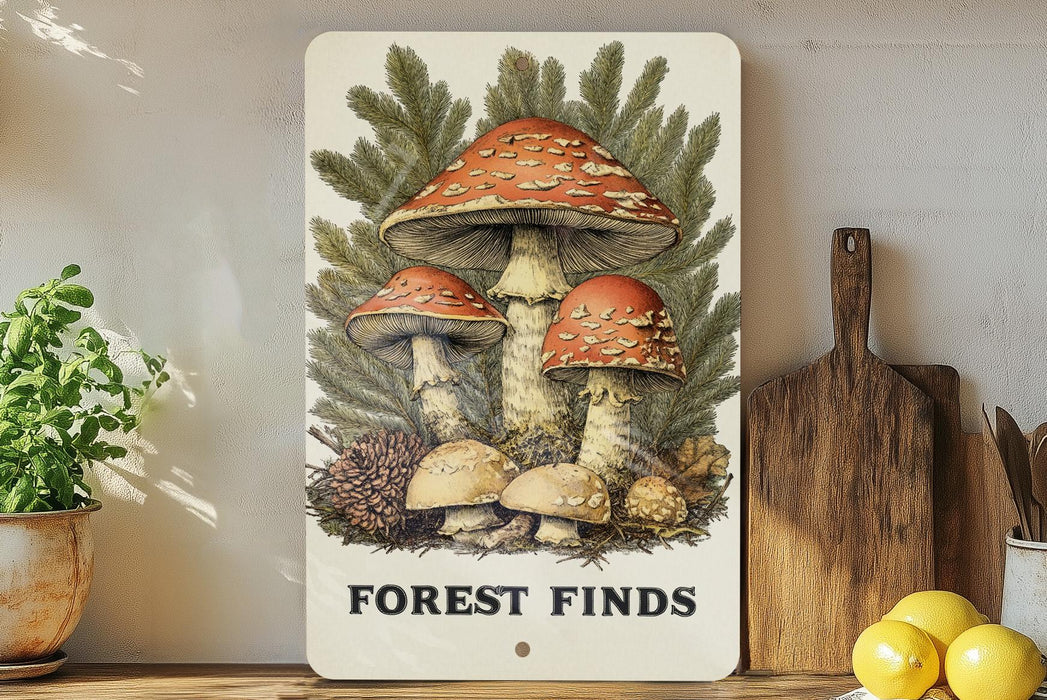 a picture of some mushrooms on a shelf