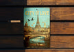 a book with a picture of the eiffel tower on it