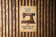 a sign on a wooden wall that says sewing mends the soul