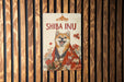 a sign on a wooden wall that says shiba innu
