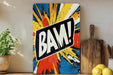 a picture of a sign that says bam on it