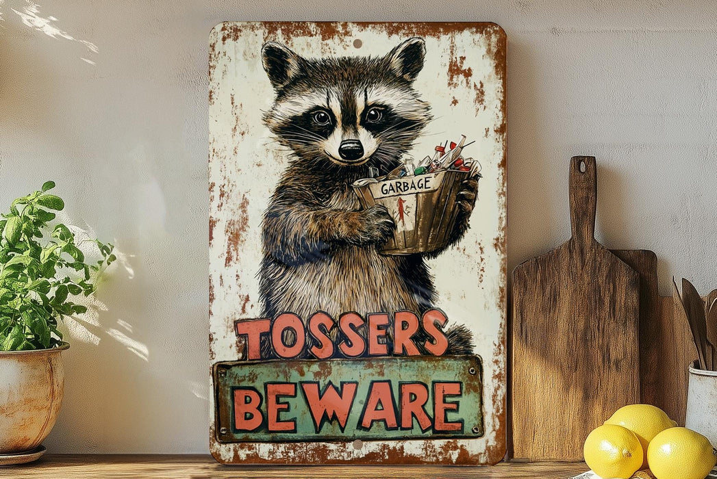 a painting of a raccoon holding a basket of food