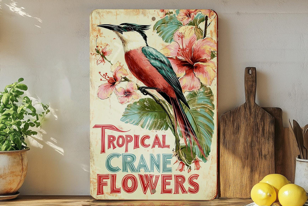 a painting of a bird sitting on top of a shelf