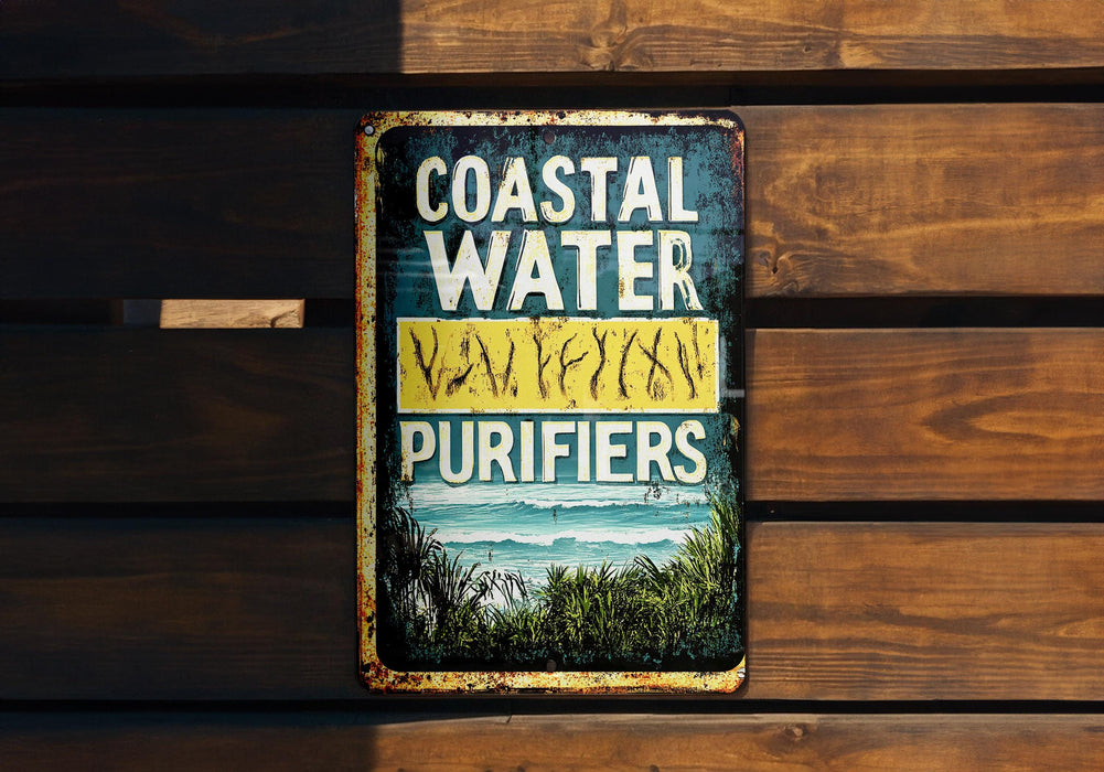 a sign on the side of a wooden wall