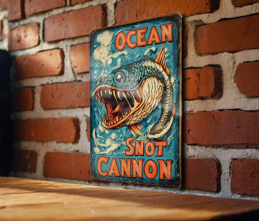 a picture of a fish on a brick wall
