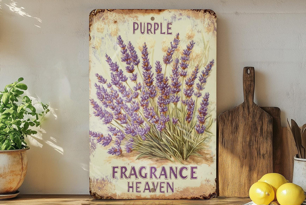 a picture of a lavender plant on a shelf