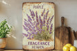 a picture of a lavender plant on a shelf
