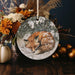 a plate with a picture of a fox on it