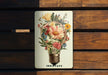 a picture of a light bulb with flowers in it