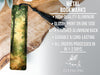 a bookmark with a picture of a forest on it