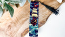 a bookmark with a picture of a pirate ship on it