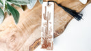 a bookmark with a picture of a cactus on it