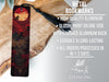 a bookmark with a picture of a man riding a horse