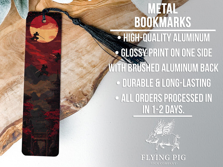 a bookmark with a picture of a man riding a horse
