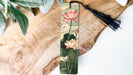 a bookmark with a flower design on it