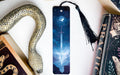 a bookmark with an image of a sword on it