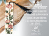 a bookmark with a rose design on it