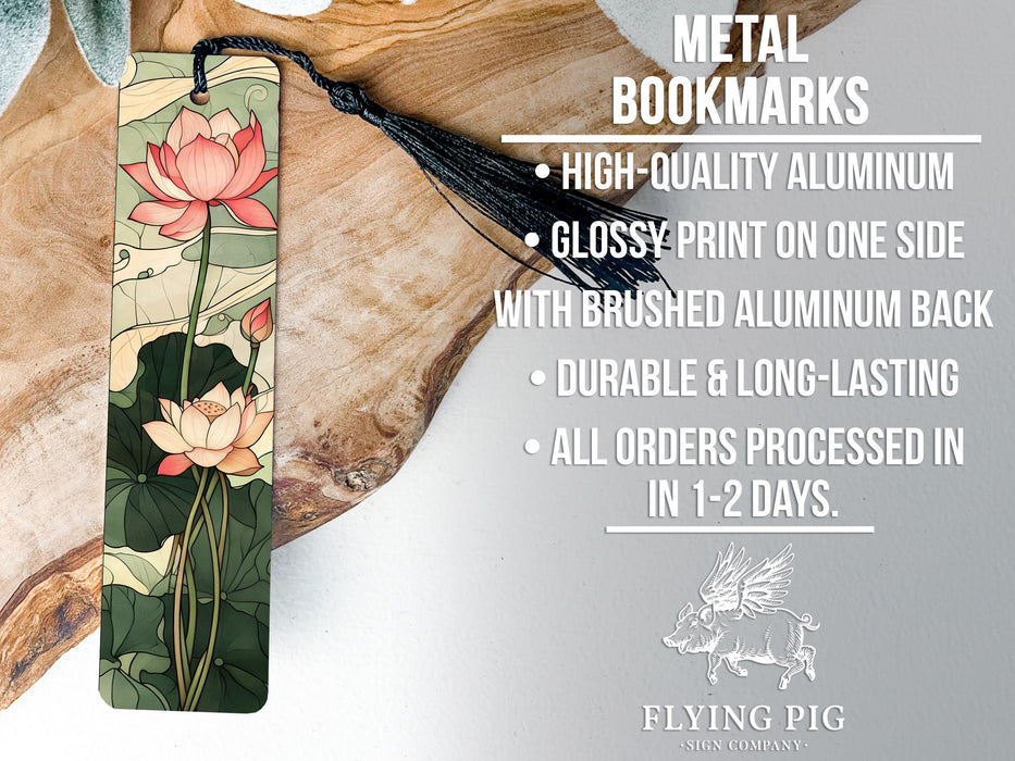 a bookmark with a flower design on it