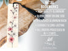 a bookmark with a flower design on it
