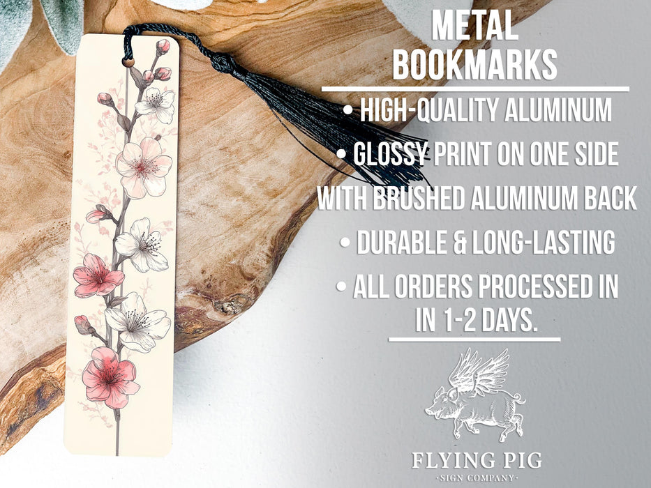 a bookmark with a flower design on it