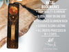 a bookmark with a picture of a clock on it