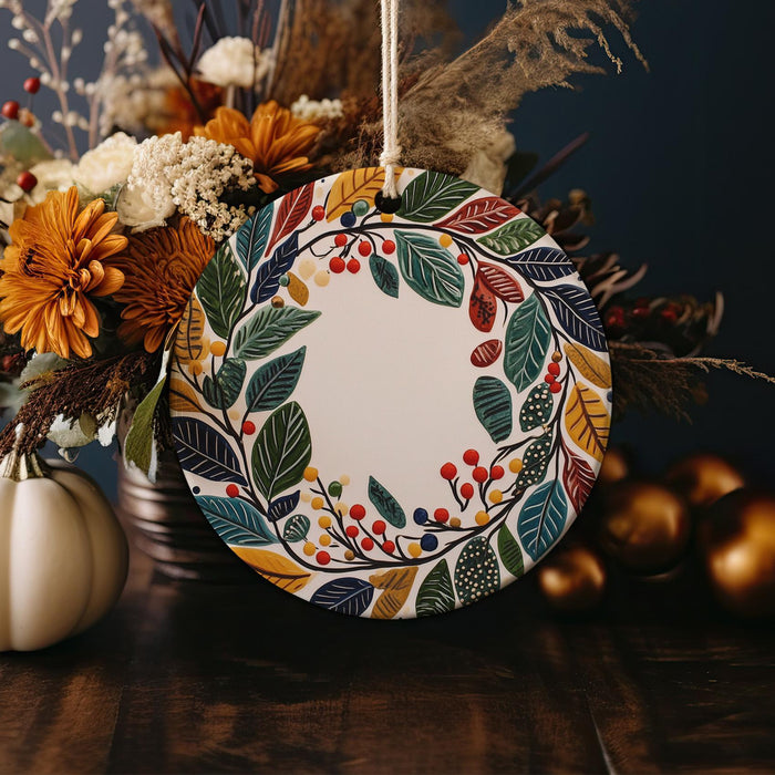 a table topped with a plate and a vase filled with flowers