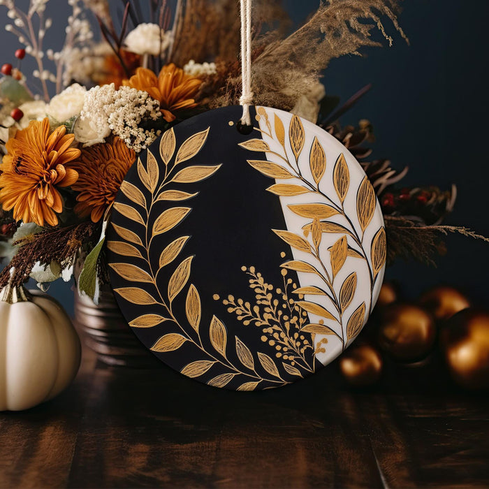 a close up of a decorative ornament on a table