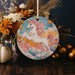 a ceramic ornament with a unicorn on it