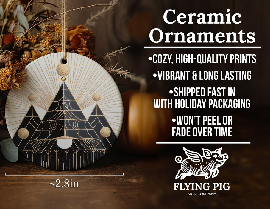 a picture of a ceramic ornament on a table